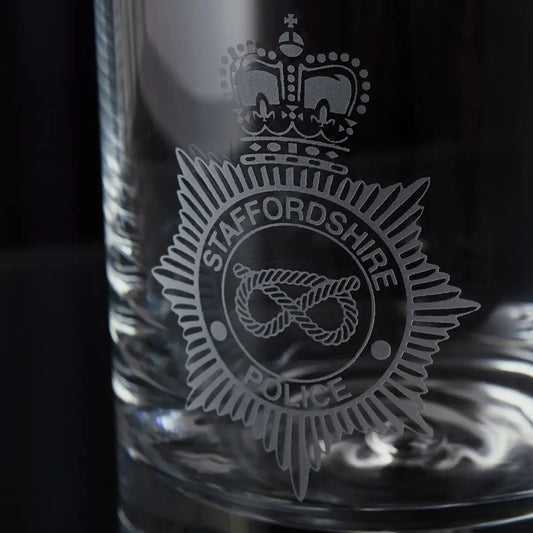 Preparing a Police Crest for Glass Engraving