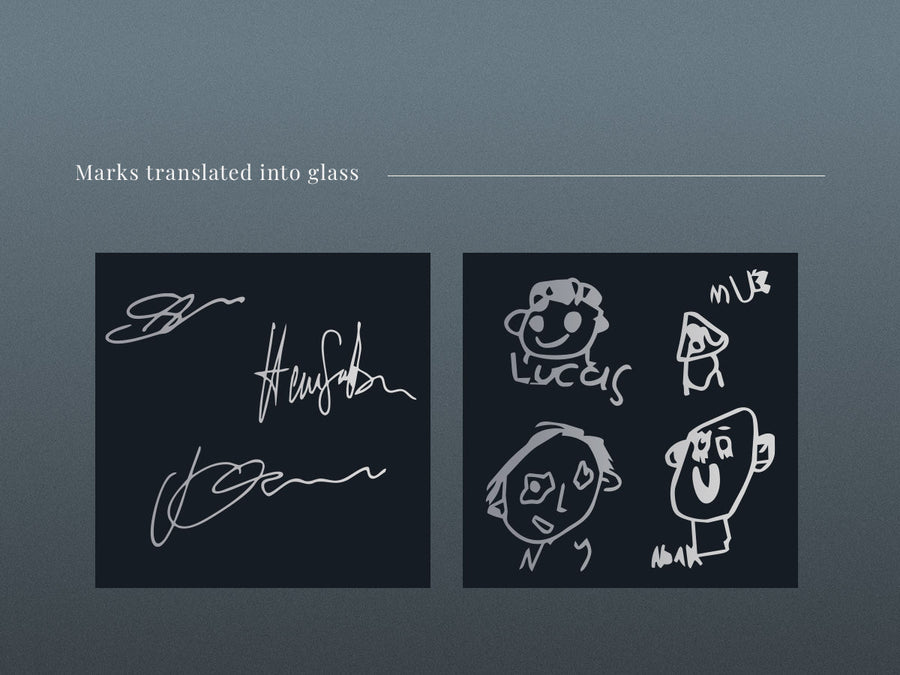 When Drawings and Signatures Become Engraving