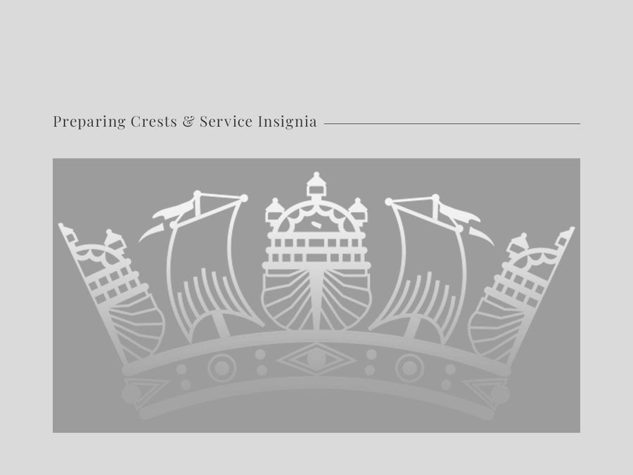 Preparing Crests & Insignia for Glass Engraving