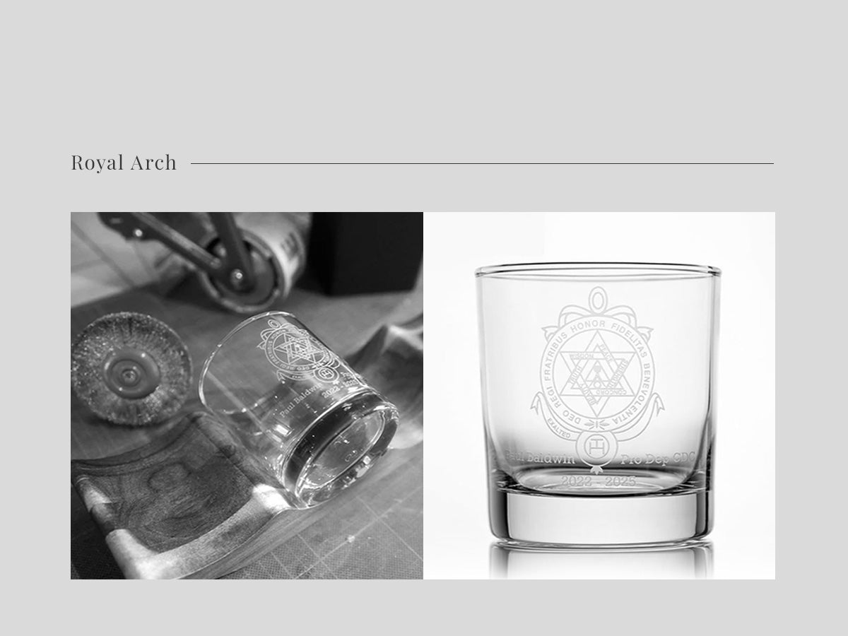 Royal Arch Engraving: A Personalised Whisky Glass