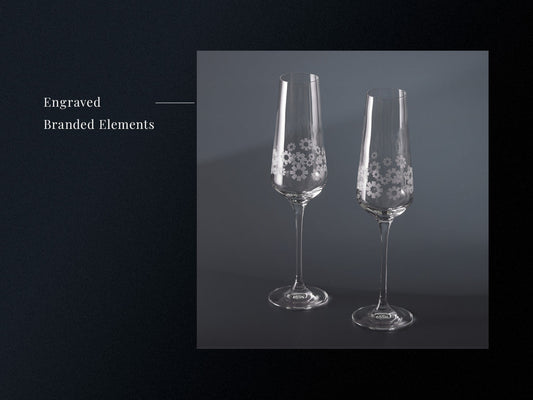 Interpreting Brand Elements for Engraved Glass