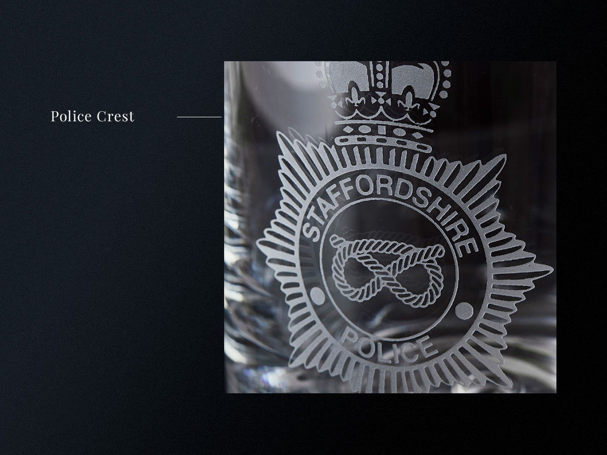 Preparing a Police Crest for Glass Engraving