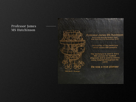 A Commemorative Plaque: Professor James M. S. Hutchinson