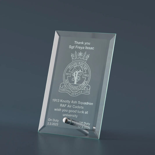 Preparing a Squadron Crest for Glass Engraving