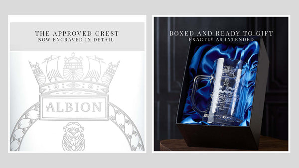 Preparing a Naval Crest for Glass Engraving