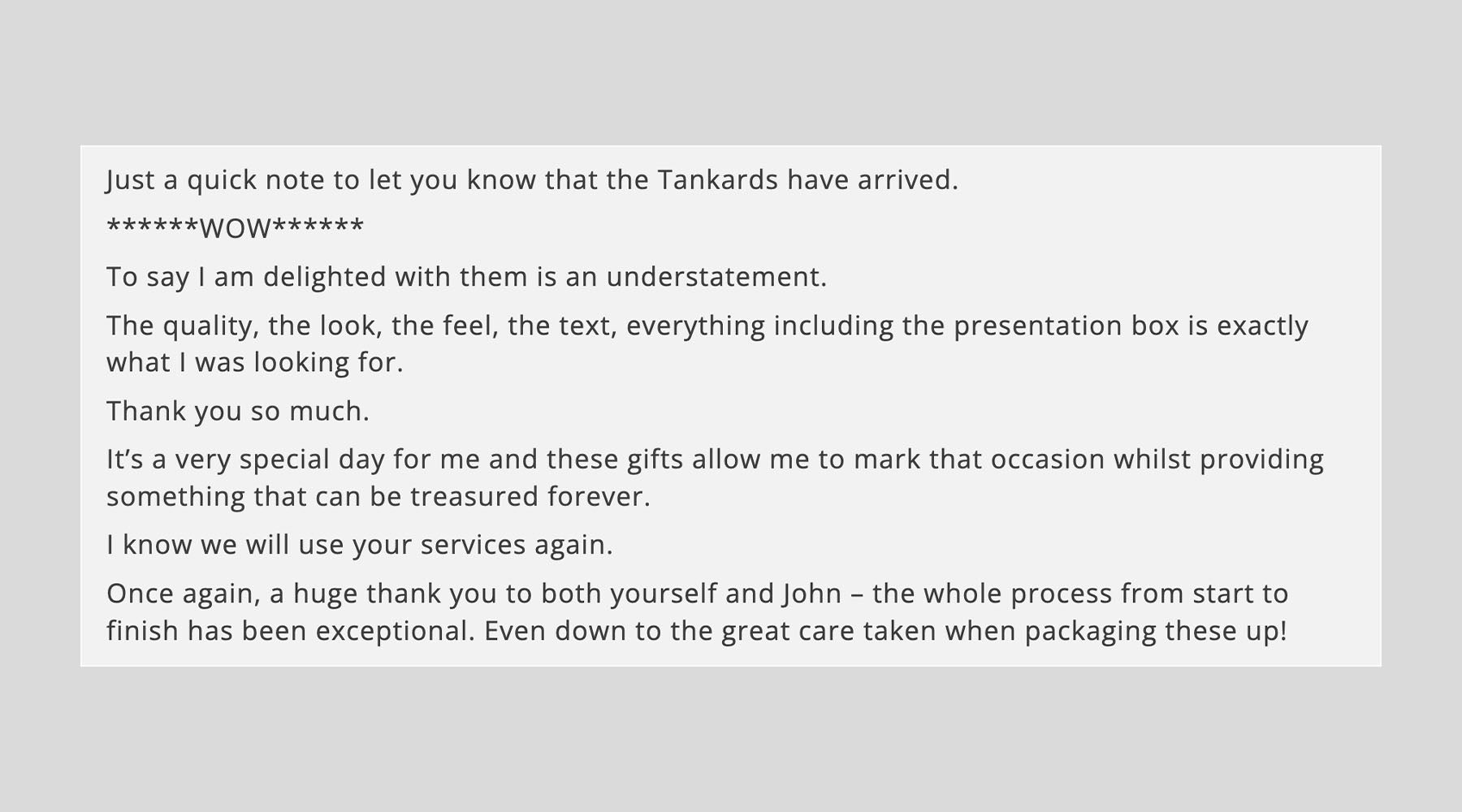 Lodge St Barchan – Engraved Tankards for Installation 2025