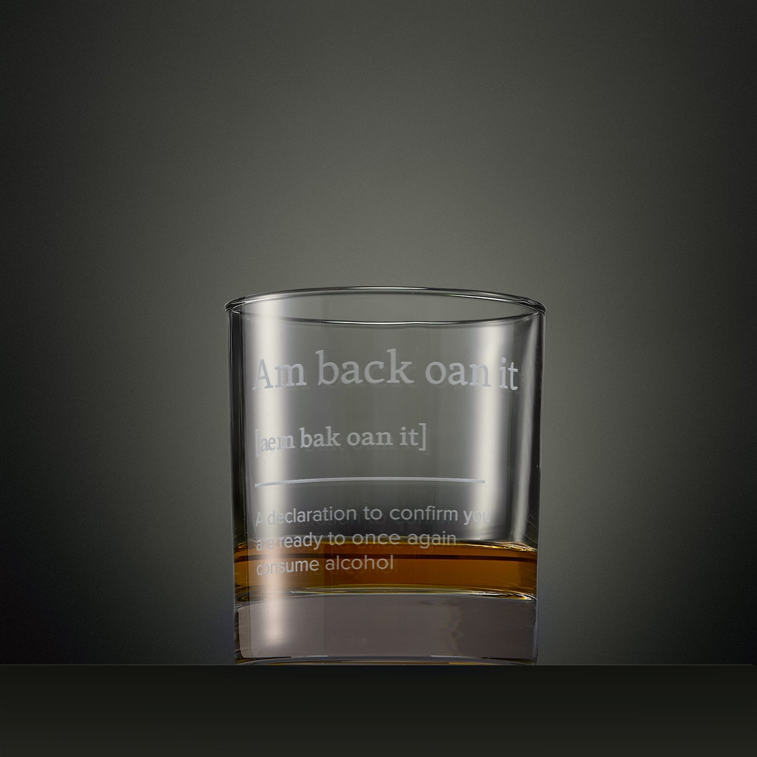 Engraved Scottish Language Glassware