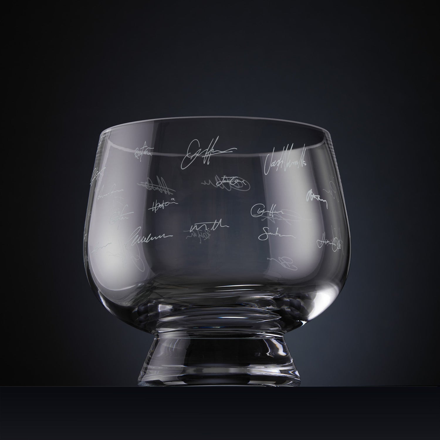 Engraved Signed & Handwritten Message Glassware