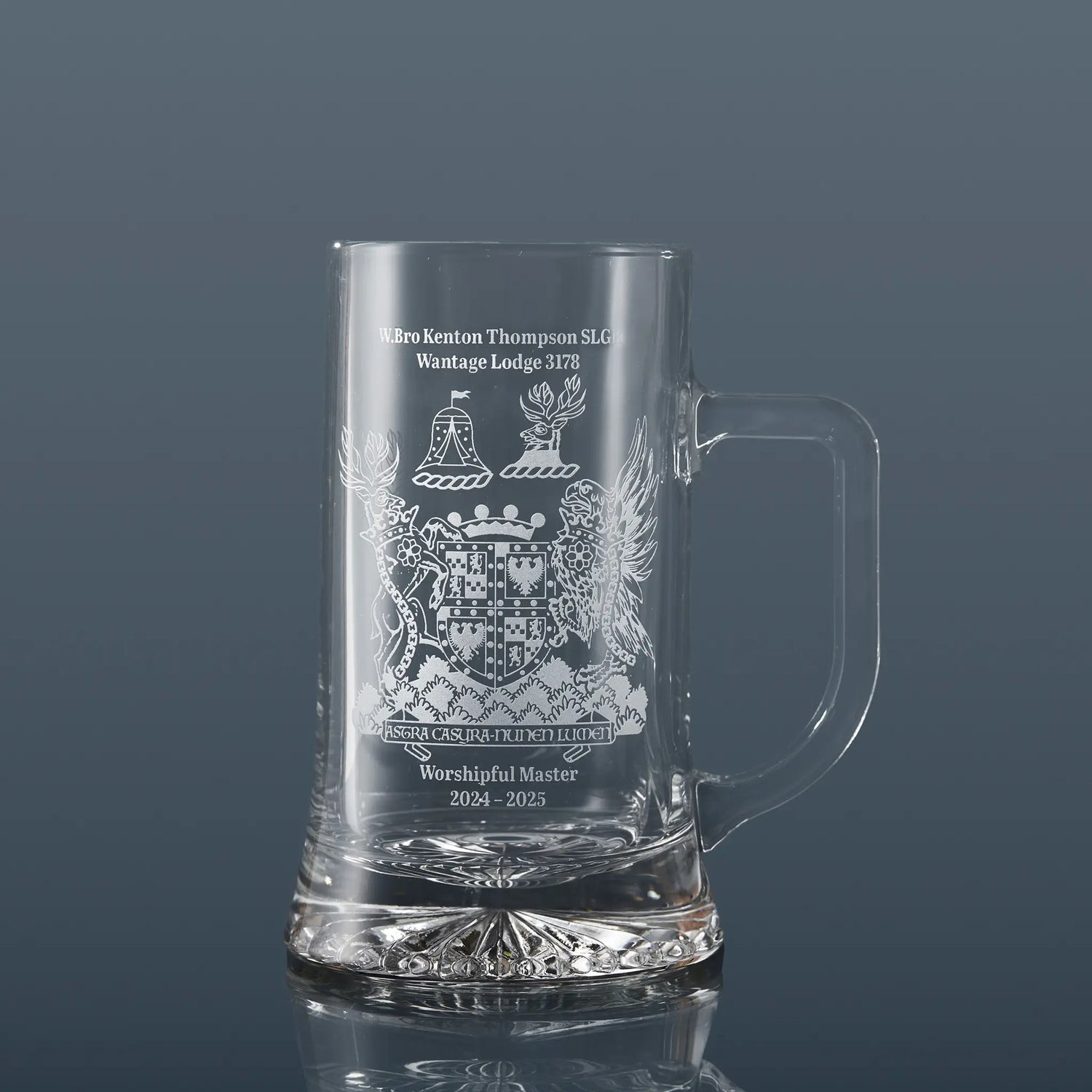 Engraved Masonic Lodge Glassware