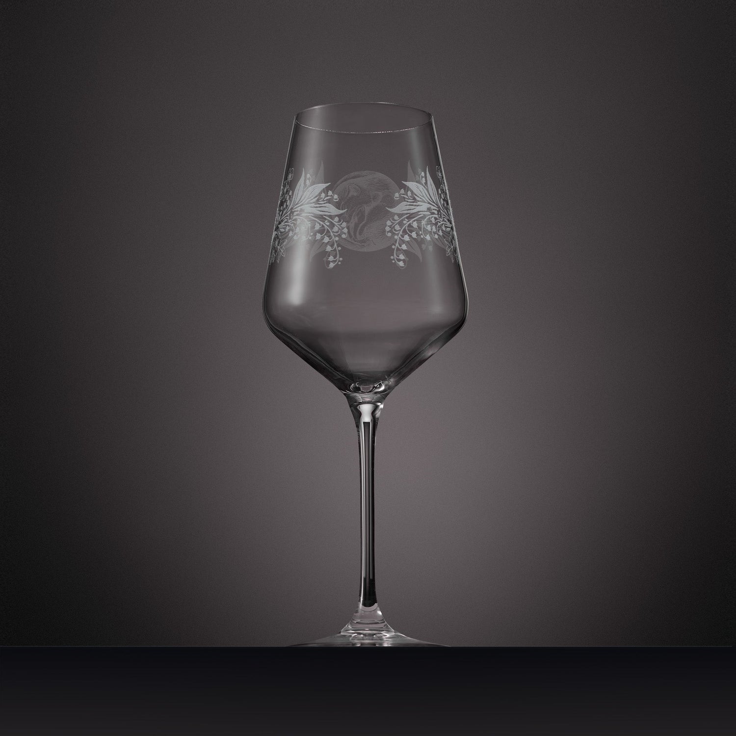 Engraved Birth Flower Glassware