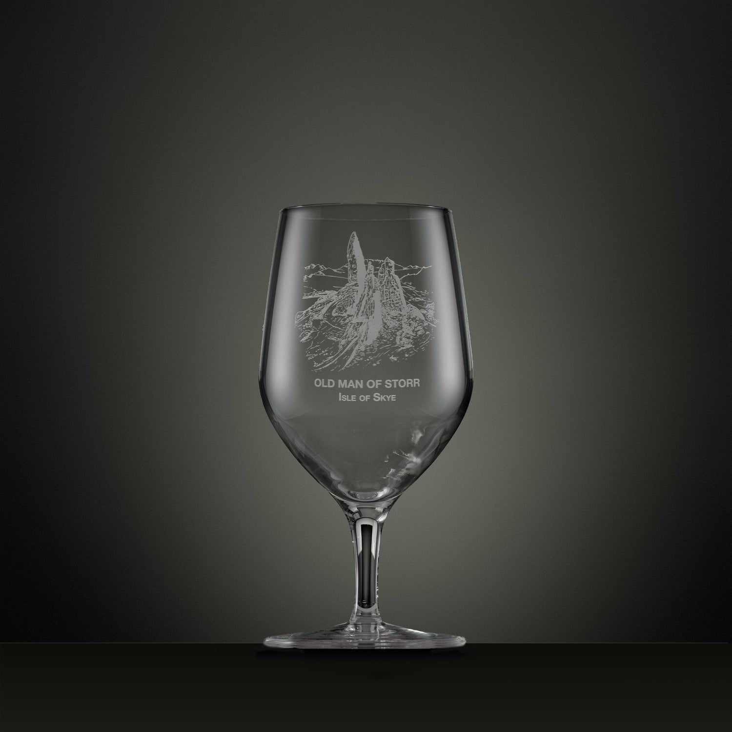 Engraved Mineral Water Glassware