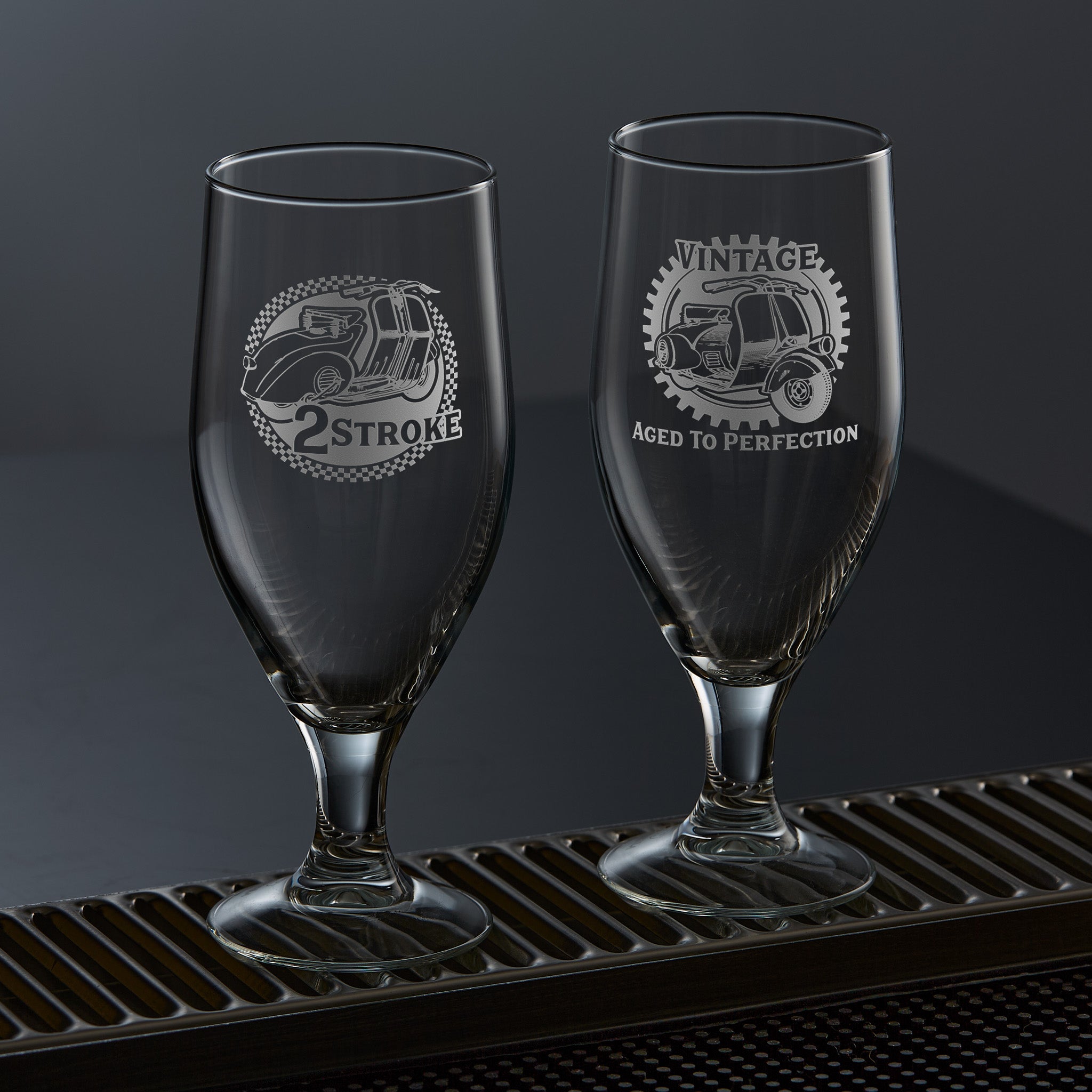 Vespa Beer & Cider Glasses