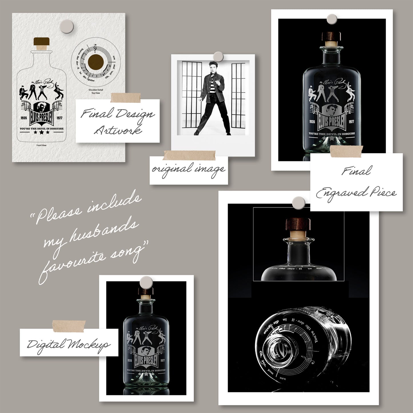 whisky decanter bespoke design moodboard