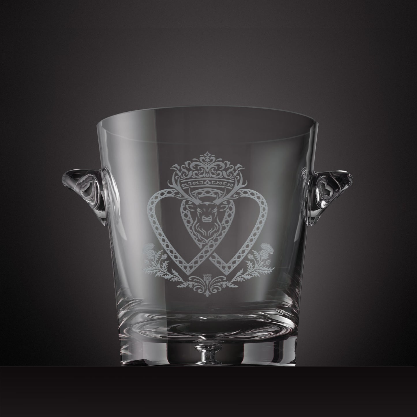 Engraved Luckenbooth Champagne Cooler