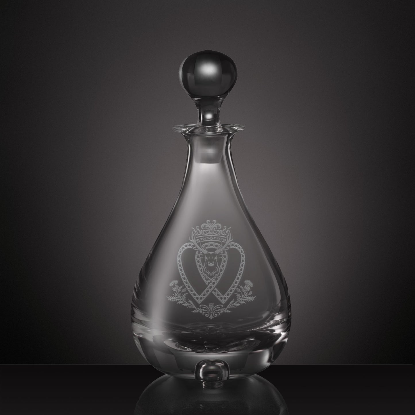 Engraved Luckenbooth Wine Decanter  - The Atelier Edition