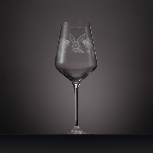 Engraved March Birth Flower Wine Glass – The Atelier Edition