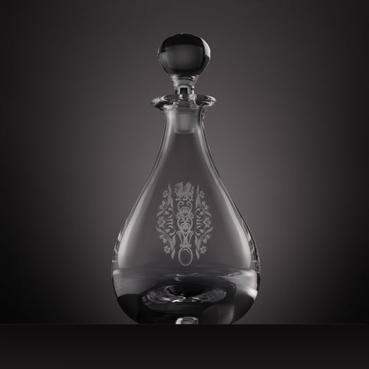 Engraved Welsh lovespoon design featuring the Welsh dragon, entwined hearts, crossed keys and daffodil motifs