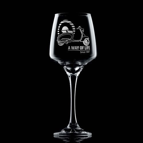 Lambretta Li Wine Glass - Series 1 Scooter
