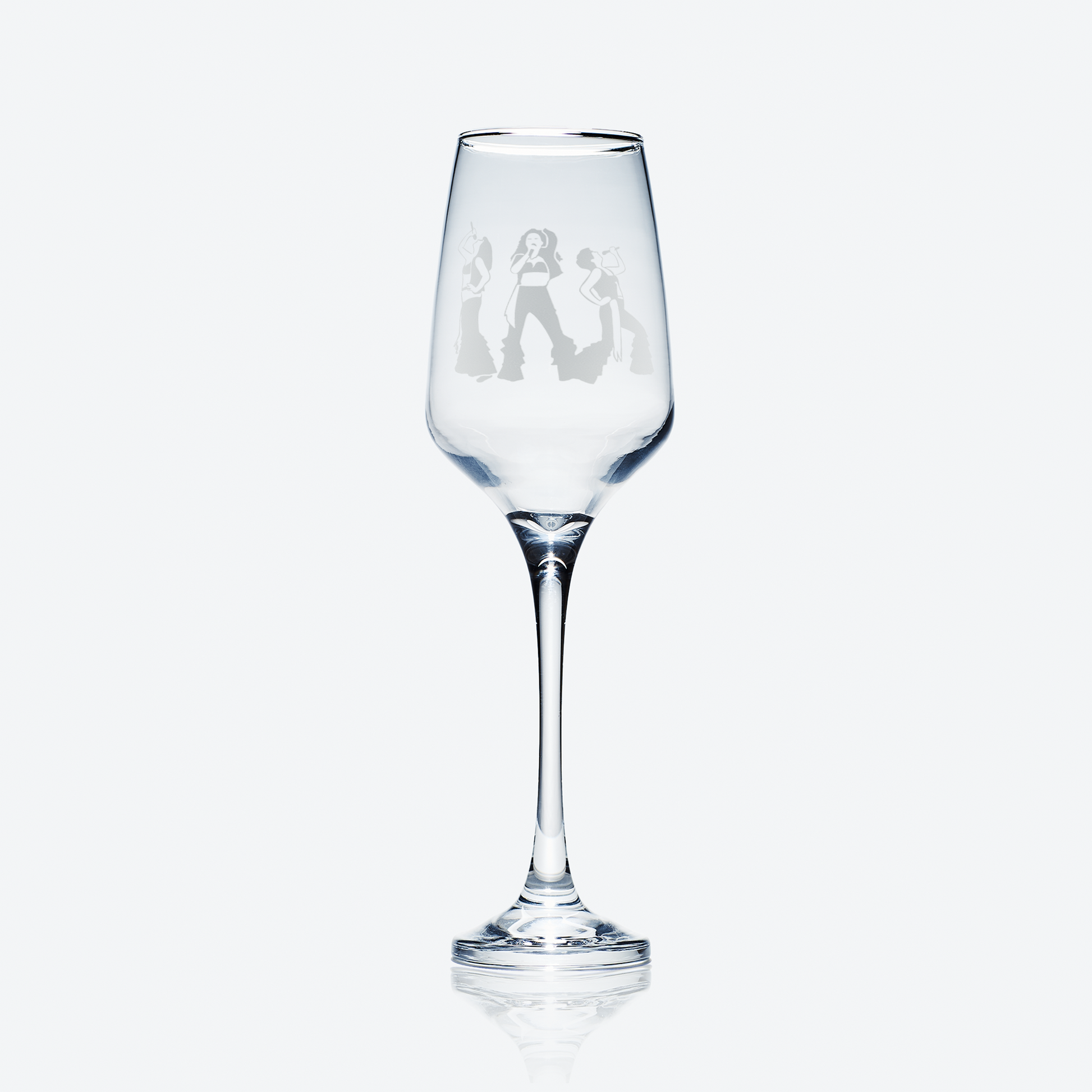 mammai mia engraved champagne and prosecco glass