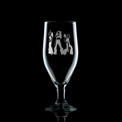 mamma mia engraved stemmed beer gklass