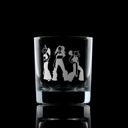 mamma mia engraved whisky glass