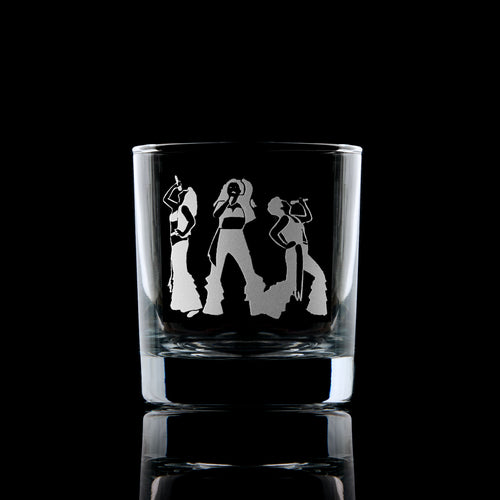 Personalised Dancing Queen Whisky Glass