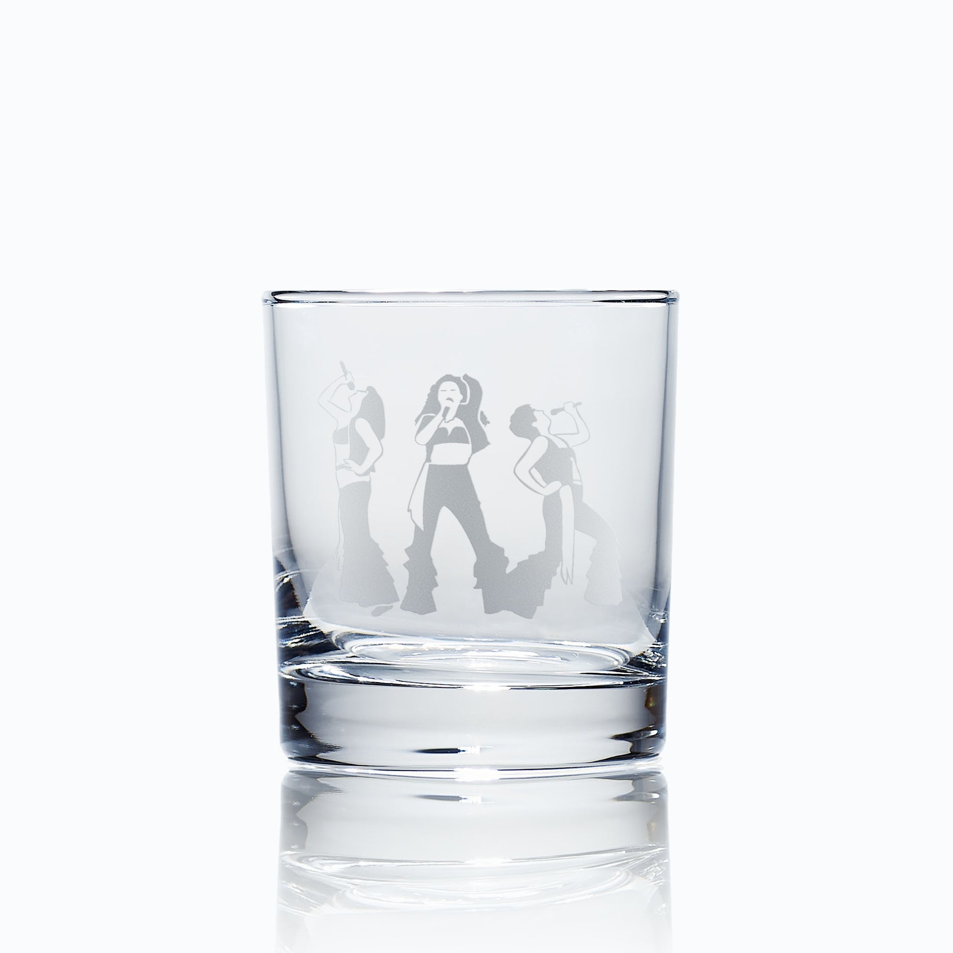 mamma mia engraved whisky glass