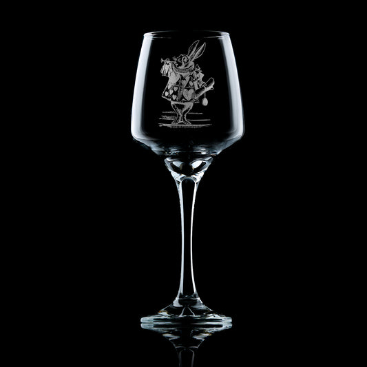 Alice's Adventures in Wonderland Wine Glass