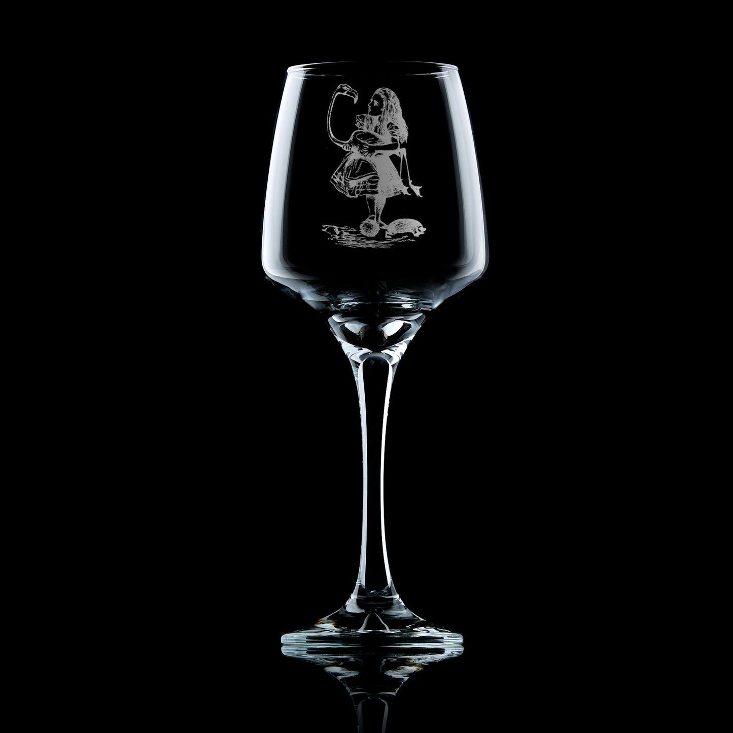 Alice's Adventures in Wonderland Wine Glass