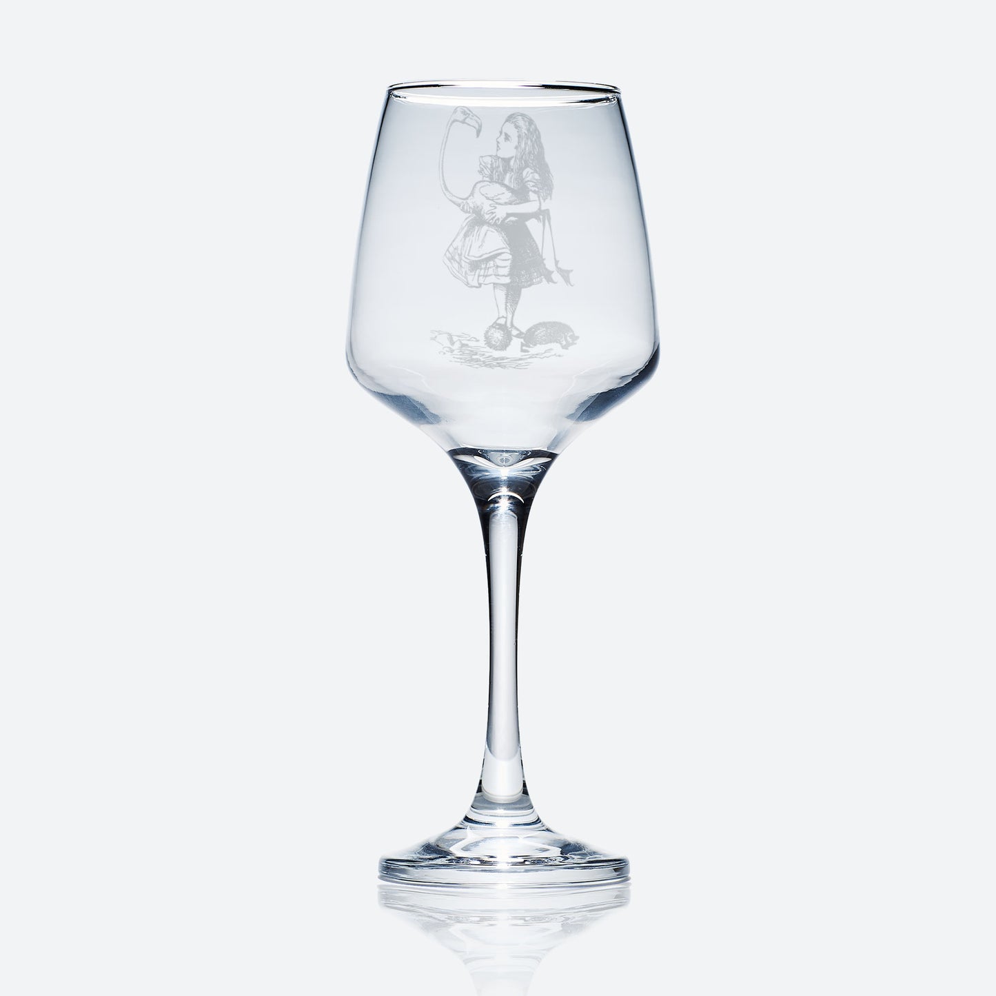 Alice's Adventures in Wonderland Wine Glass