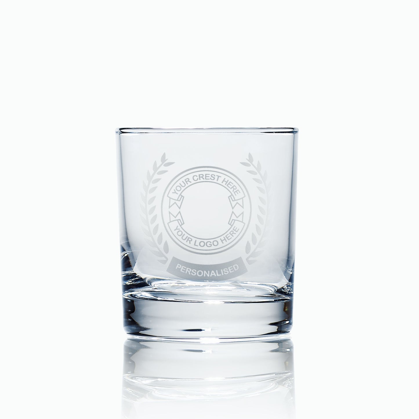 custom engraved whiskey glass engraved with your logo