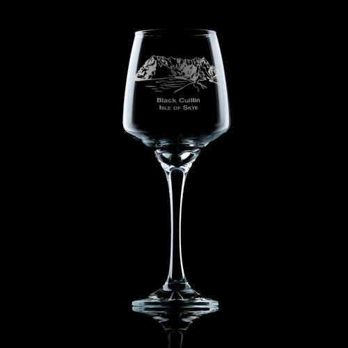 Black Cuillin Wine Glass