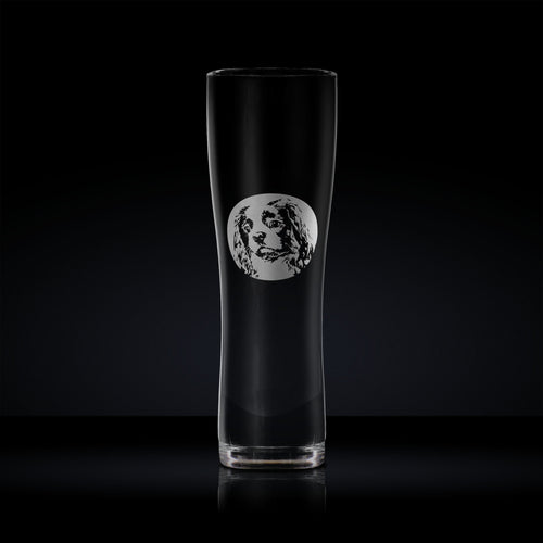 Personalised King Charles Spaniel Pint Glass