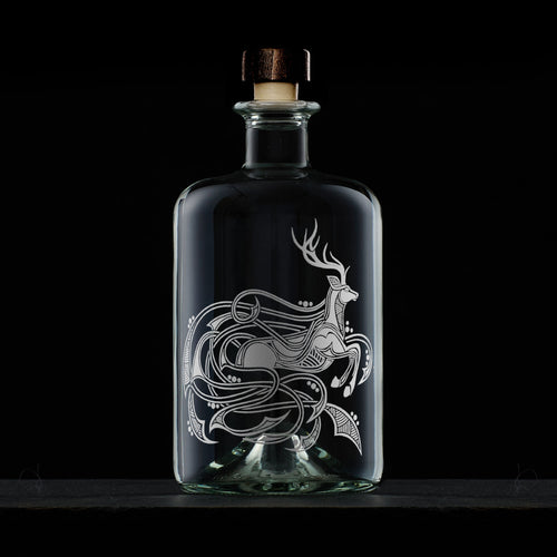 Celtic Knotwork Stag Decanter