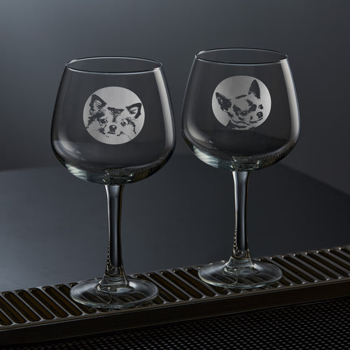 Personalised Chihuahua Gin Glass