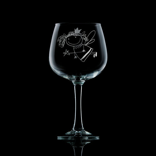 Children's Drawing Gin Glass