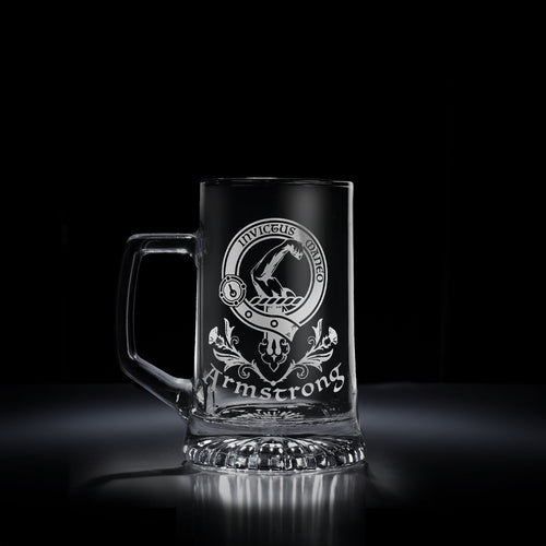 Personalised Scottish Clan Crest Tankard