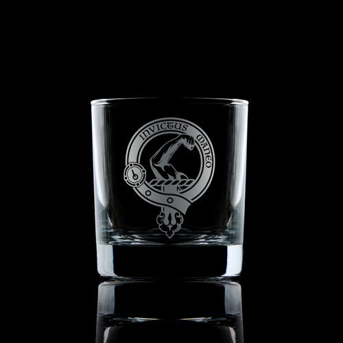 Scottish Clan Crest Whisky Glass