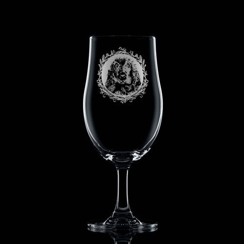 Cocker Spaniel Stemmed Beer Glass