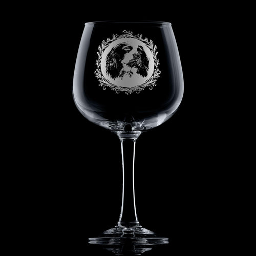 English Springer Spaniel Gin Glass
