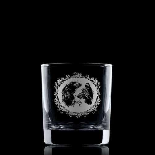 Springer Spaniel Engraved Whisky Glass