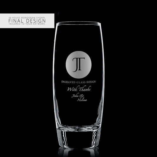 Fully customisable and branded engraved highball glass for corporate events