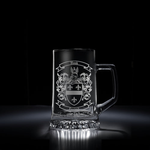 Personalised Coat of Arms Family Crest Tankard