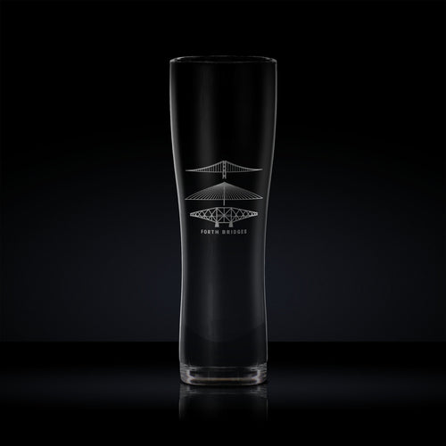 Personalised Forth Bridges Pint Glass