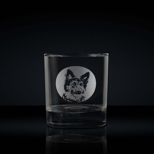 Personalised German Shepherd Whisky Glass