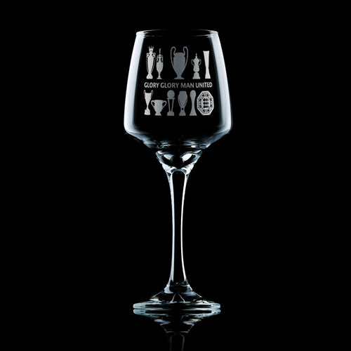 Manchester United Wine Glass