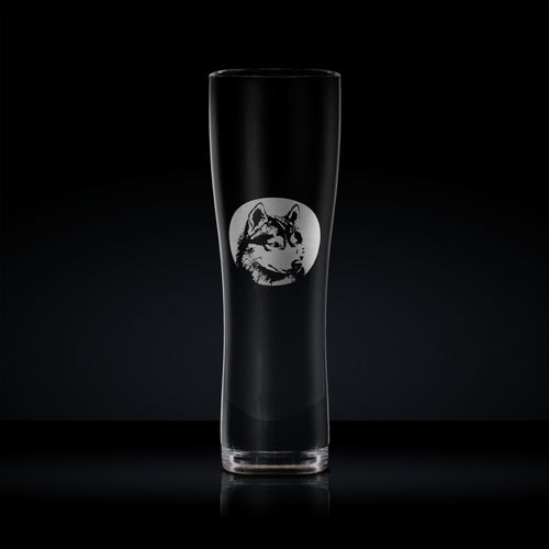 Personalised Husky Pint Glass