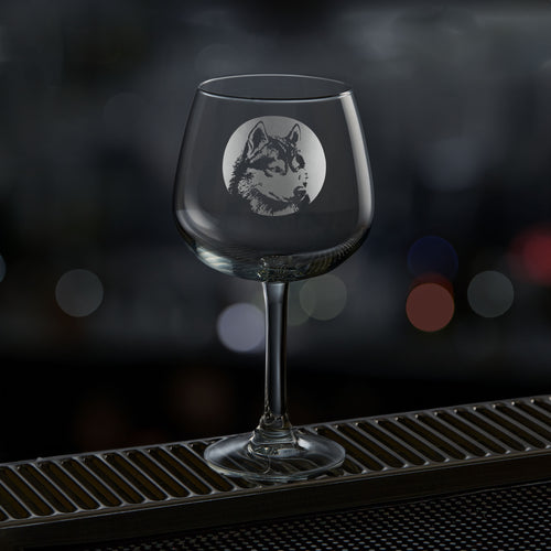 Personalised Husky Gin Glass