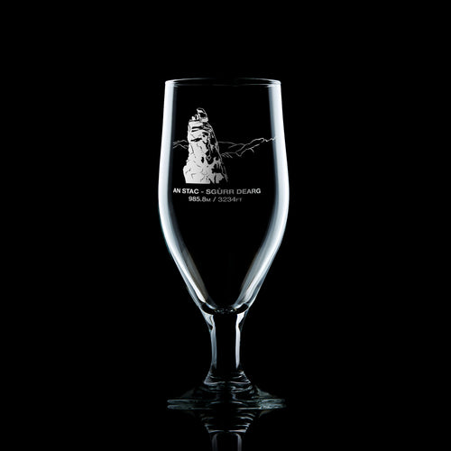 Inaccessible Pinnacle Stemmed Beer Glass