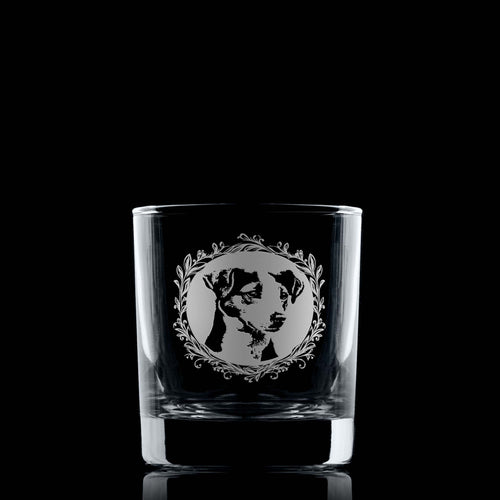 Jack Russell Terrier Engraved Whisky Glass